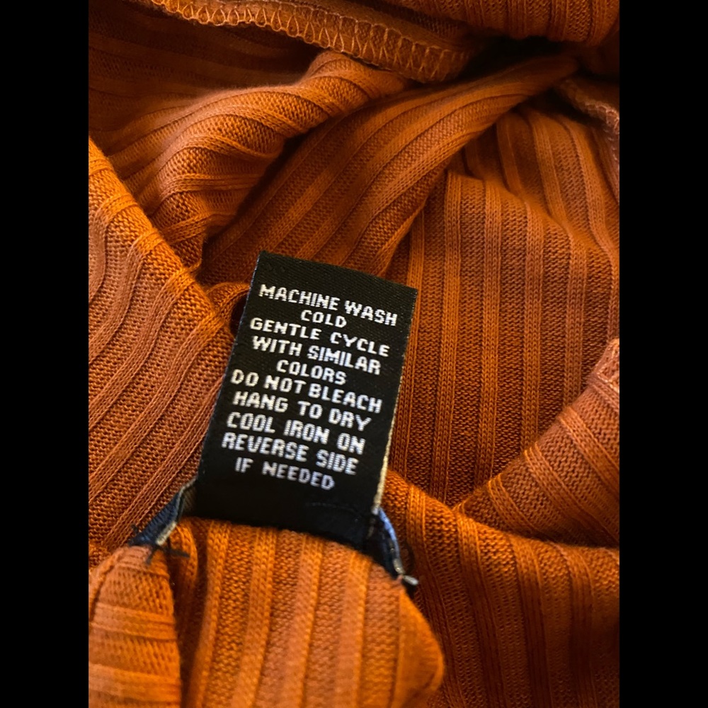 Orange Rue21 Button Tank - Picture 4 of 5